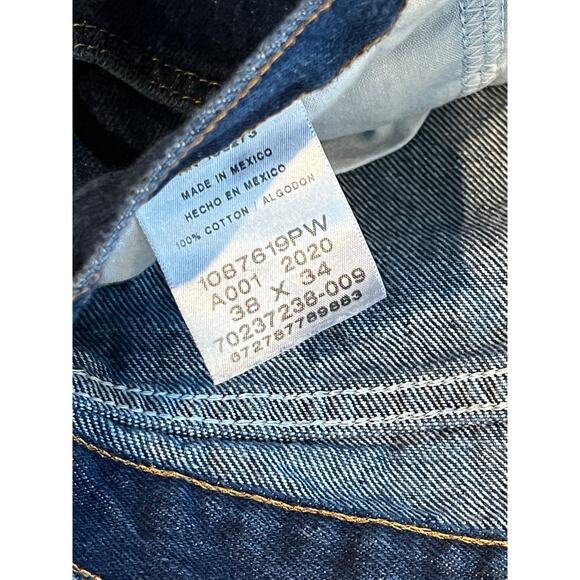 Rustler Blue Straight Leg Jeans Mens 38x34 - Picture 4 of 4